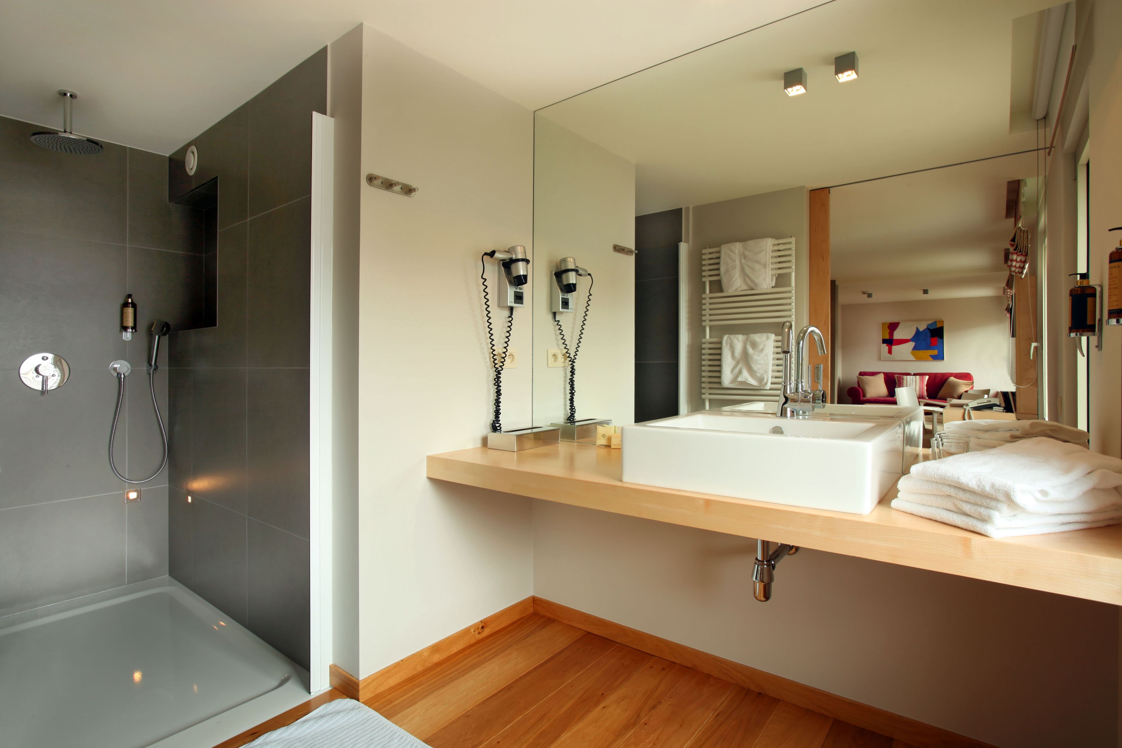suite | bathroom | free toiletries, hair dryer, dressing gowns, slippers
