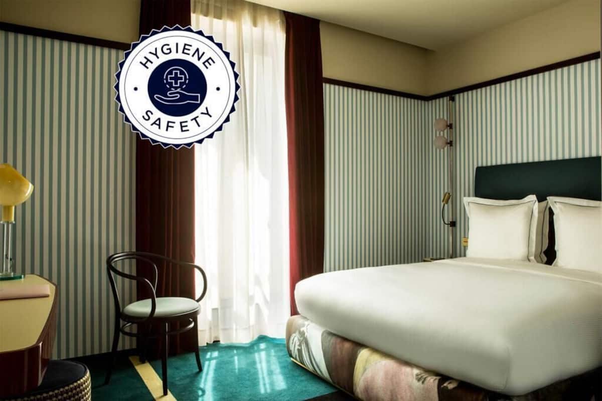 1 habitación y ropa de cama hipoalergénica