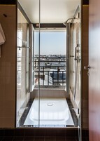 Parisian Suite (Accessible by stairs only from 07th to 08th floor) | Bathroom | Designer toiletries, hair dryer, bathrobes, slippers