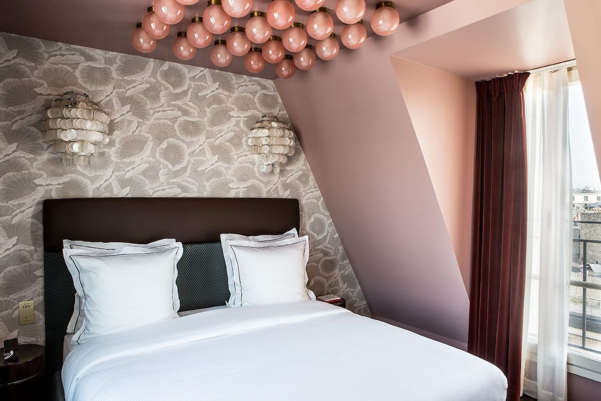 1 habitación y ropa de cama hipoalergénica