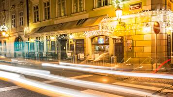 Front of property - evening/night