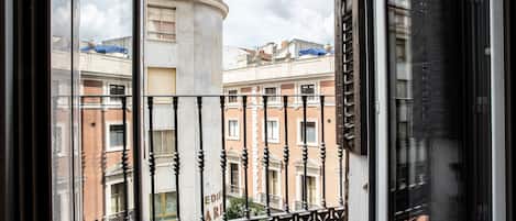 Blick vom Balkon