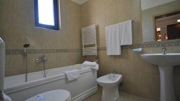 Business Double Room | Bathroom | Shower, free toiletries, hair dryer, towels