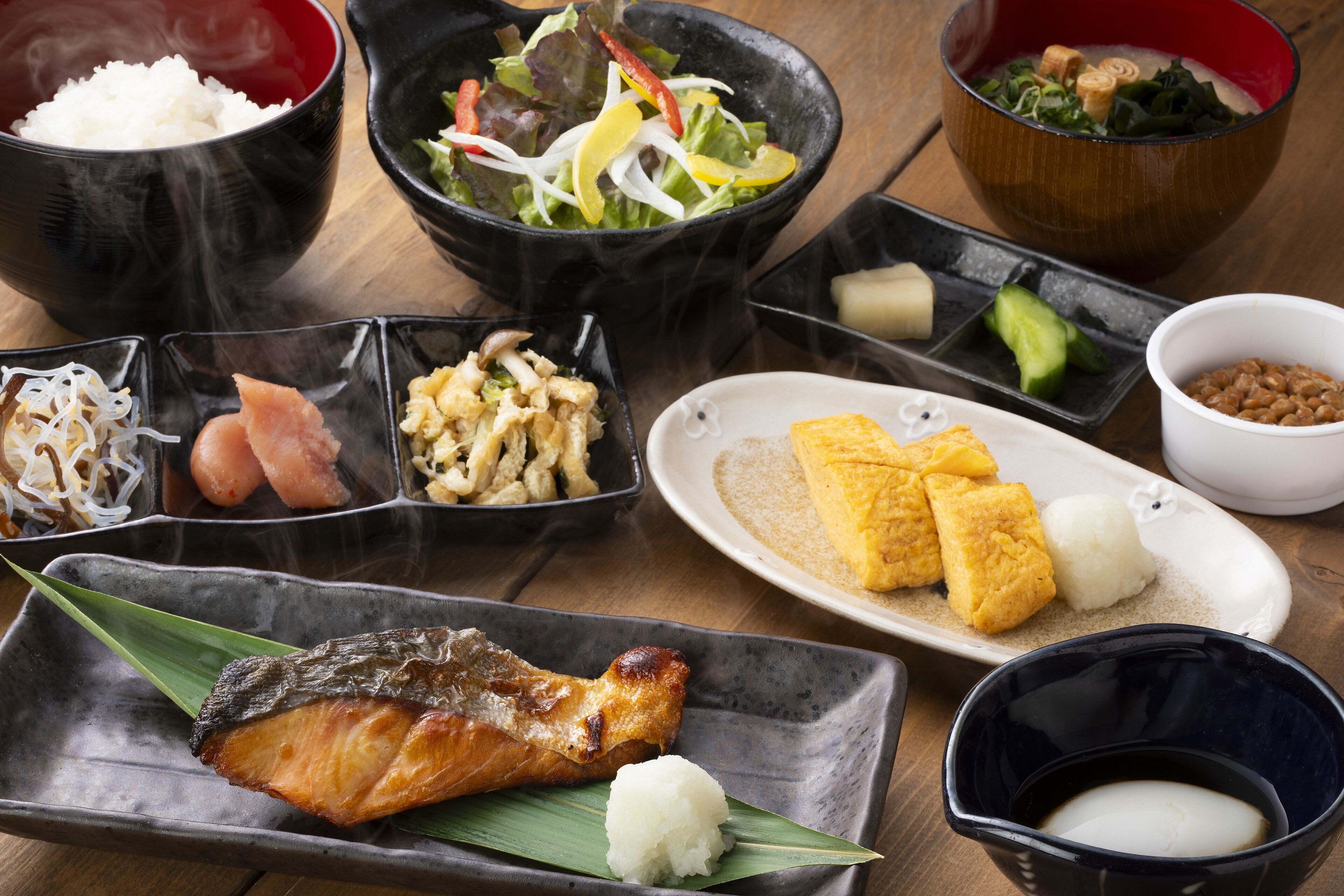 daily japanese breakfast (jpy 1650 per person)