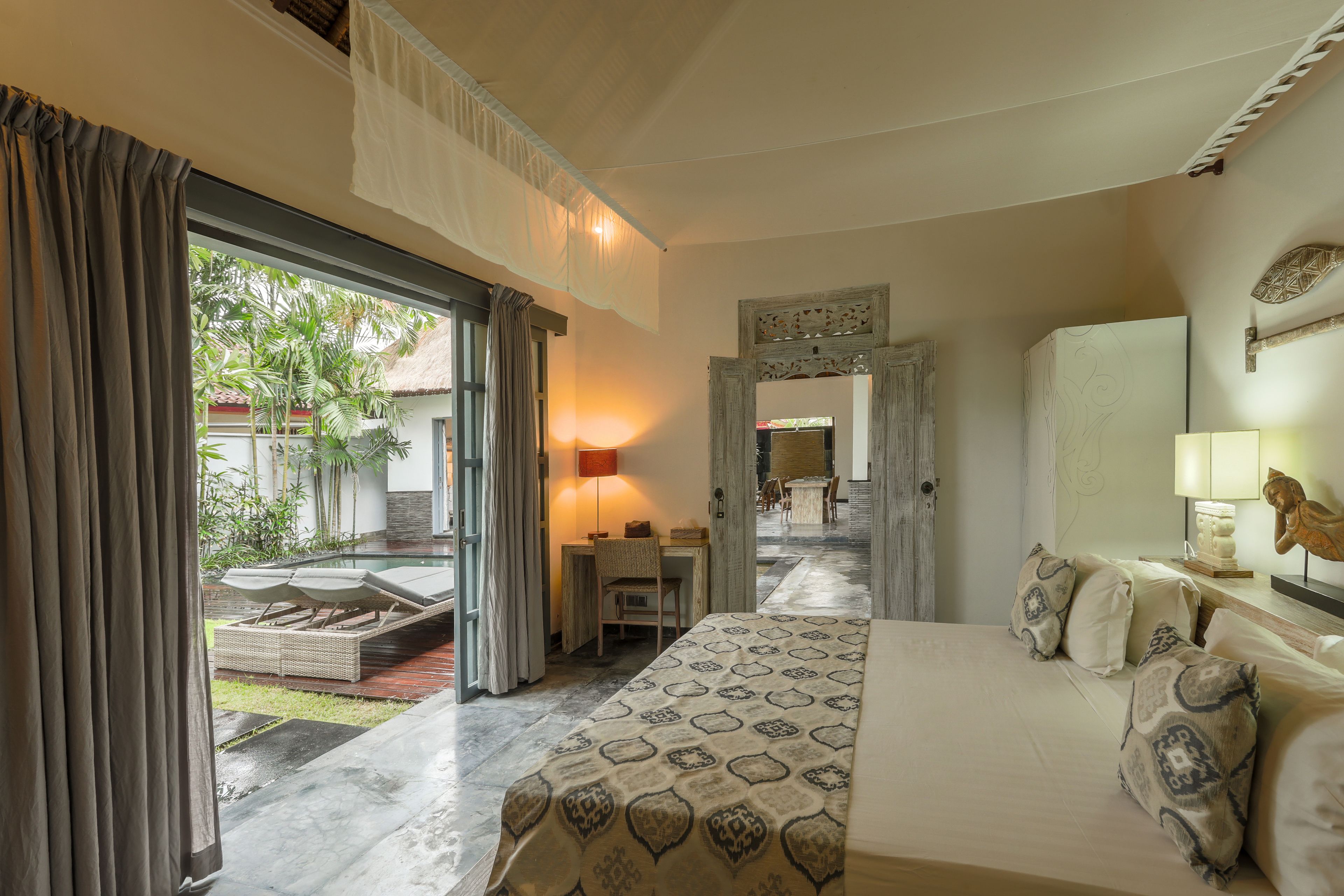 deluxe villa, 2 bedrooms, pool view | water view