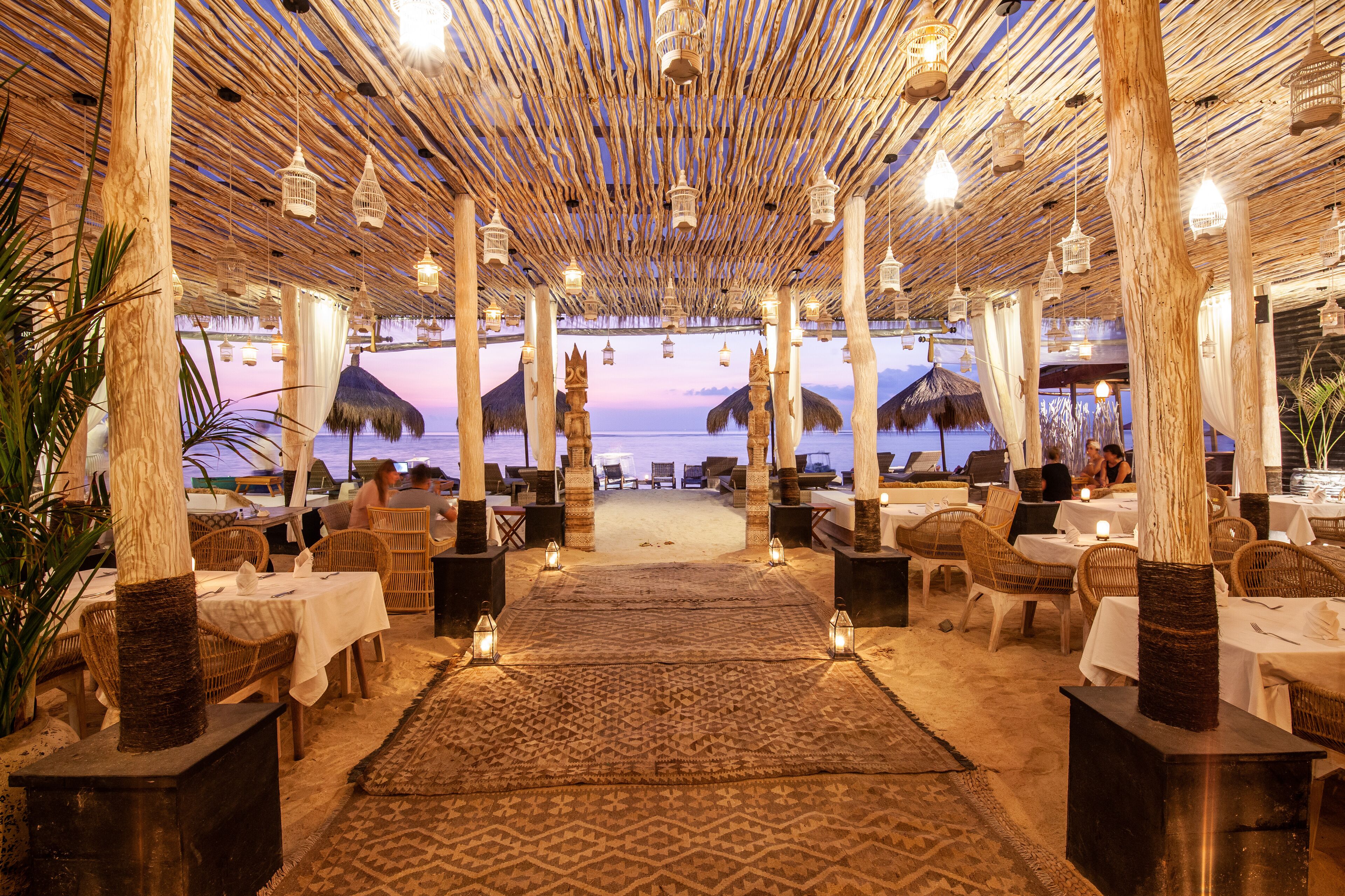 outdoor wedding area