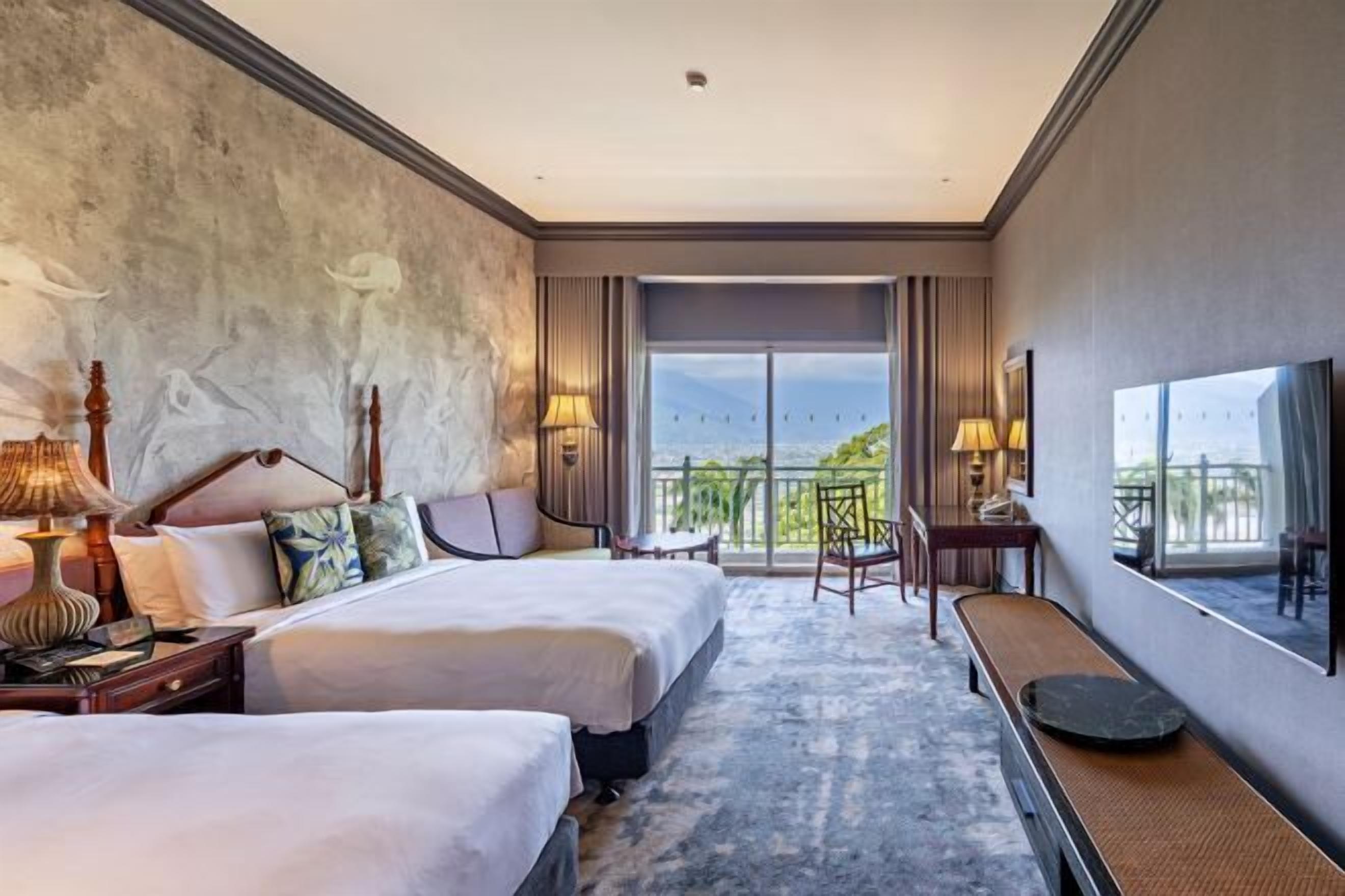 Premium bedding, down comforters, Select Comfort beds, minibar