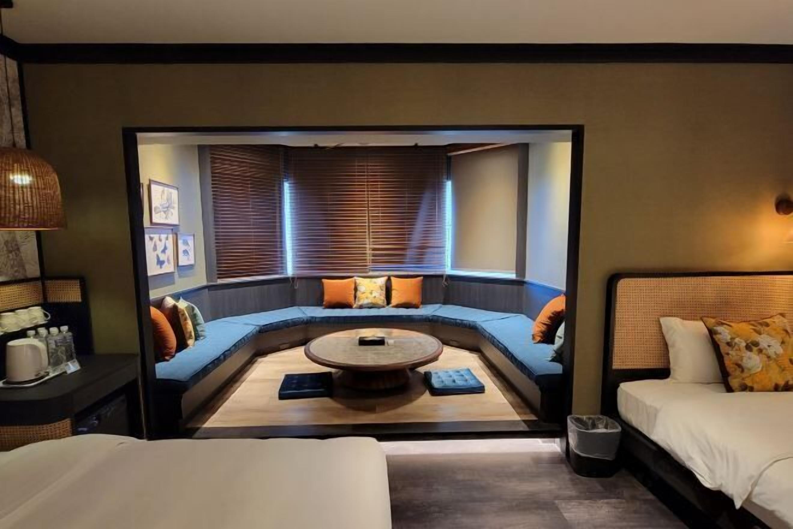 Premium bedding, down comforters, Select Comfort beds, minibar