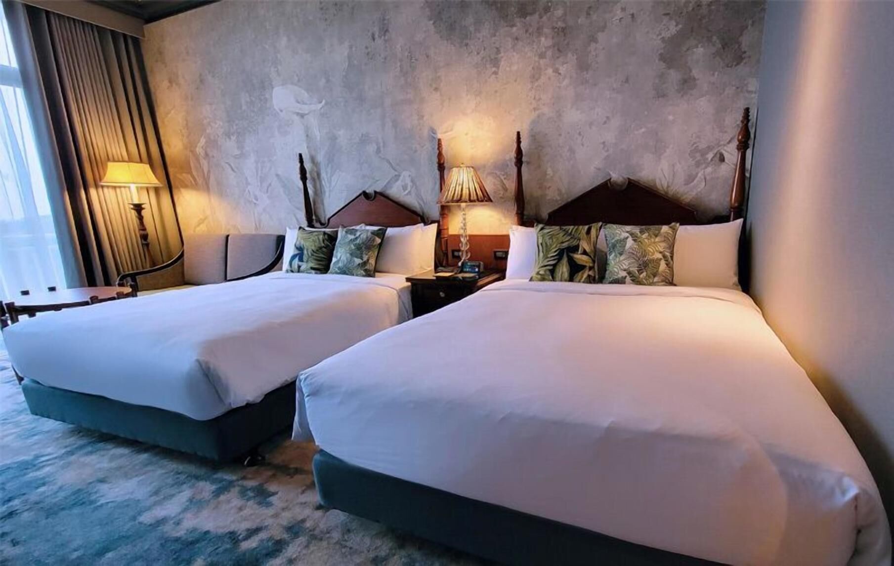 Premium bedding, down comforters, Select Comfort beds, minibar