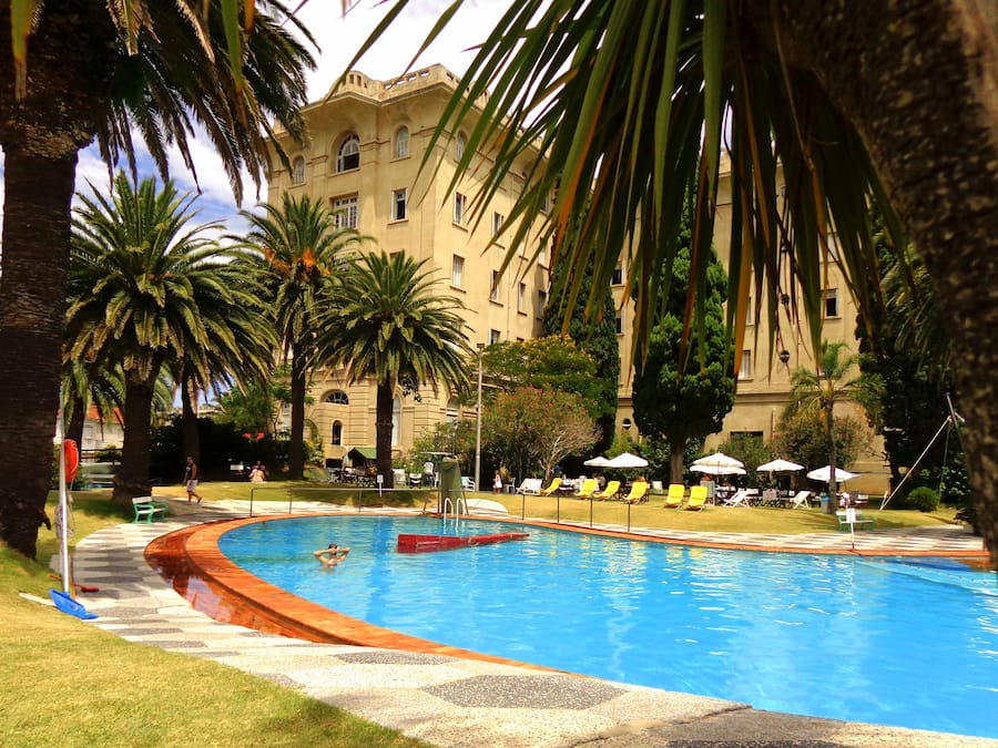 2 indoor pools, outdoor pool, pool umbrellas