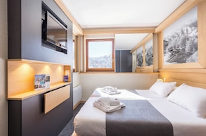 In-room safe, desk, soundproofing, free WiFi - Hôtel Club mmv Les Brévières (Tignes)