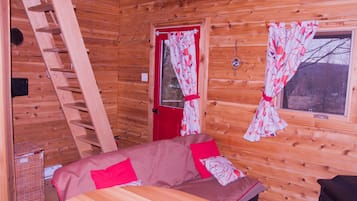 Cabane dans Les arbres le colibri | Area keluarga | Perapian