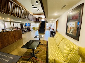 Lobby sitting area