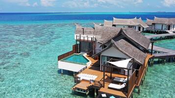 Ocean Suite with Private Pool | 3 habitaciones, ropa de cama de alta calidad y edredón