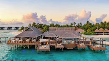 5 restaurantes, se sirven desayunos, comidas y cocina internacional