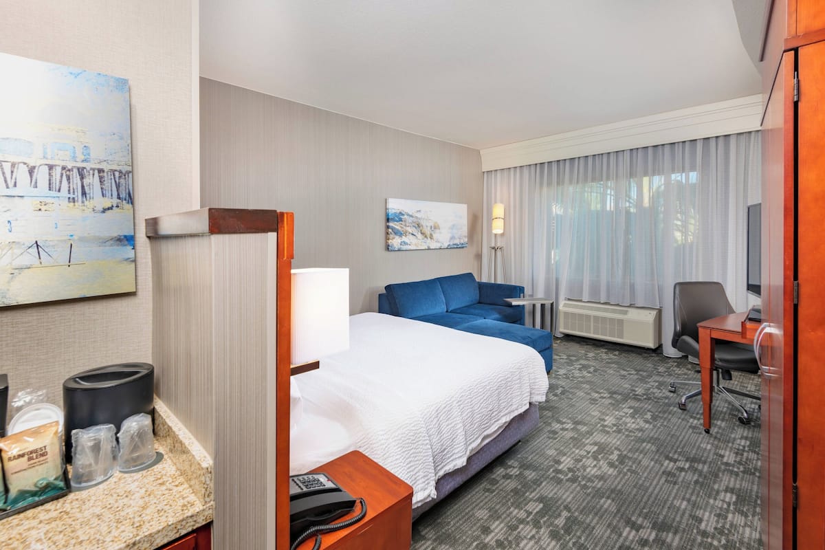 In-room safe, desk, blackout curtains, iron/ironing board