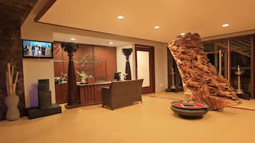 Interior entrance