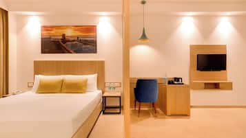 Studio Suite Superior | Brankas, setrika/meja setrika, Wi-Fi gratis, dan seprai linen