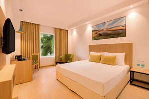 Deluxe-Zimmer | Zimmersafe, Bügeleisen/Bügelbrett, kostenloses WLAN, Bettwäsche