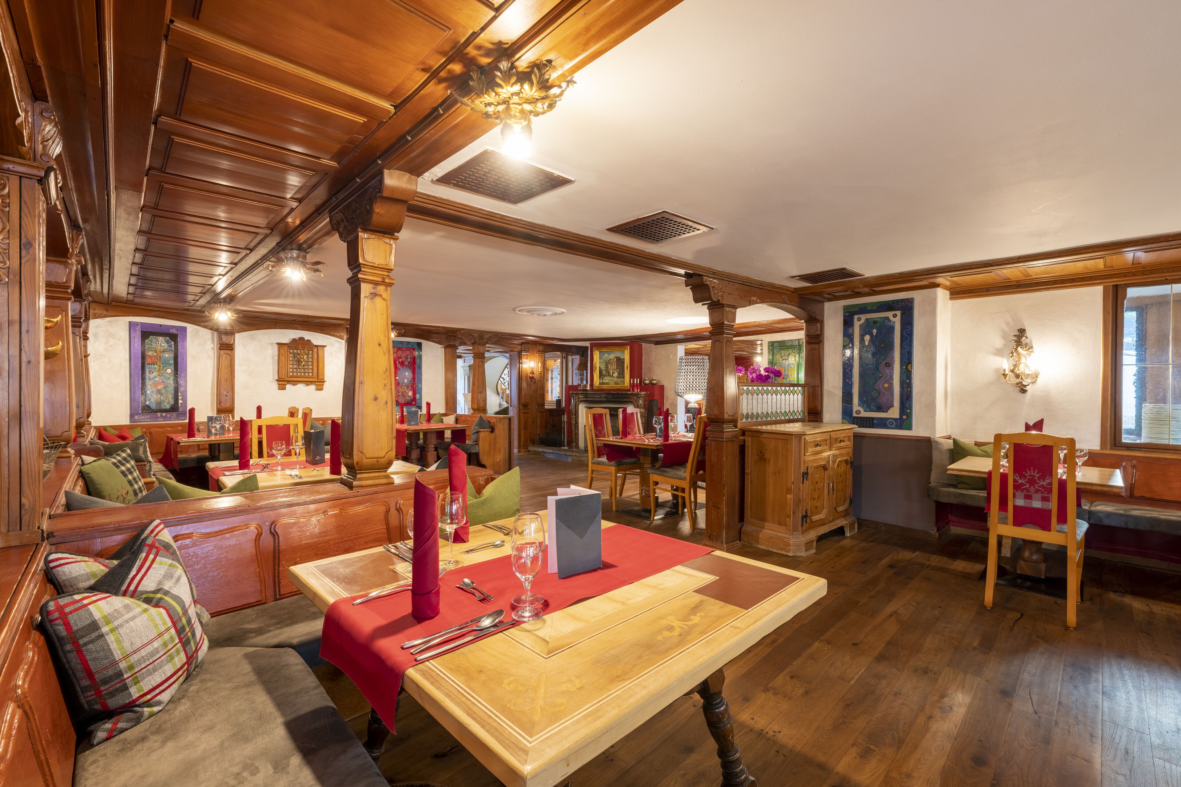 breakfast, lunch, dinner served; modern european cuisine