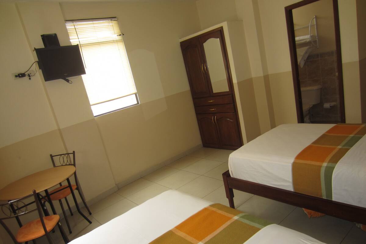 Chambre avec lits jumeaux