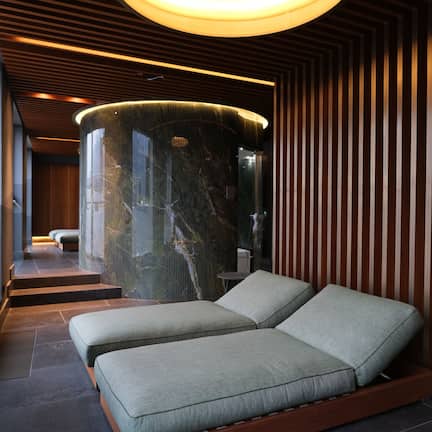 Sauna, steam room, Turkish bath, body treatments, aromatherapy