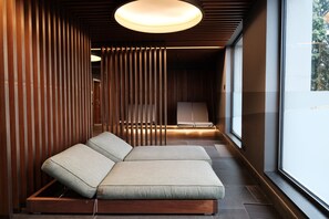 Sauna seca, sauna a vapor, banho turco/hammam, tratamentos corporais