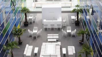 Sala de estar en el lobby