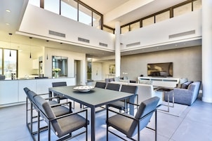 Superior Penthouse, 3 Bedrooms | Living area | 107-cm flat-screen TV with satellite channels, plasma TV, DVD player