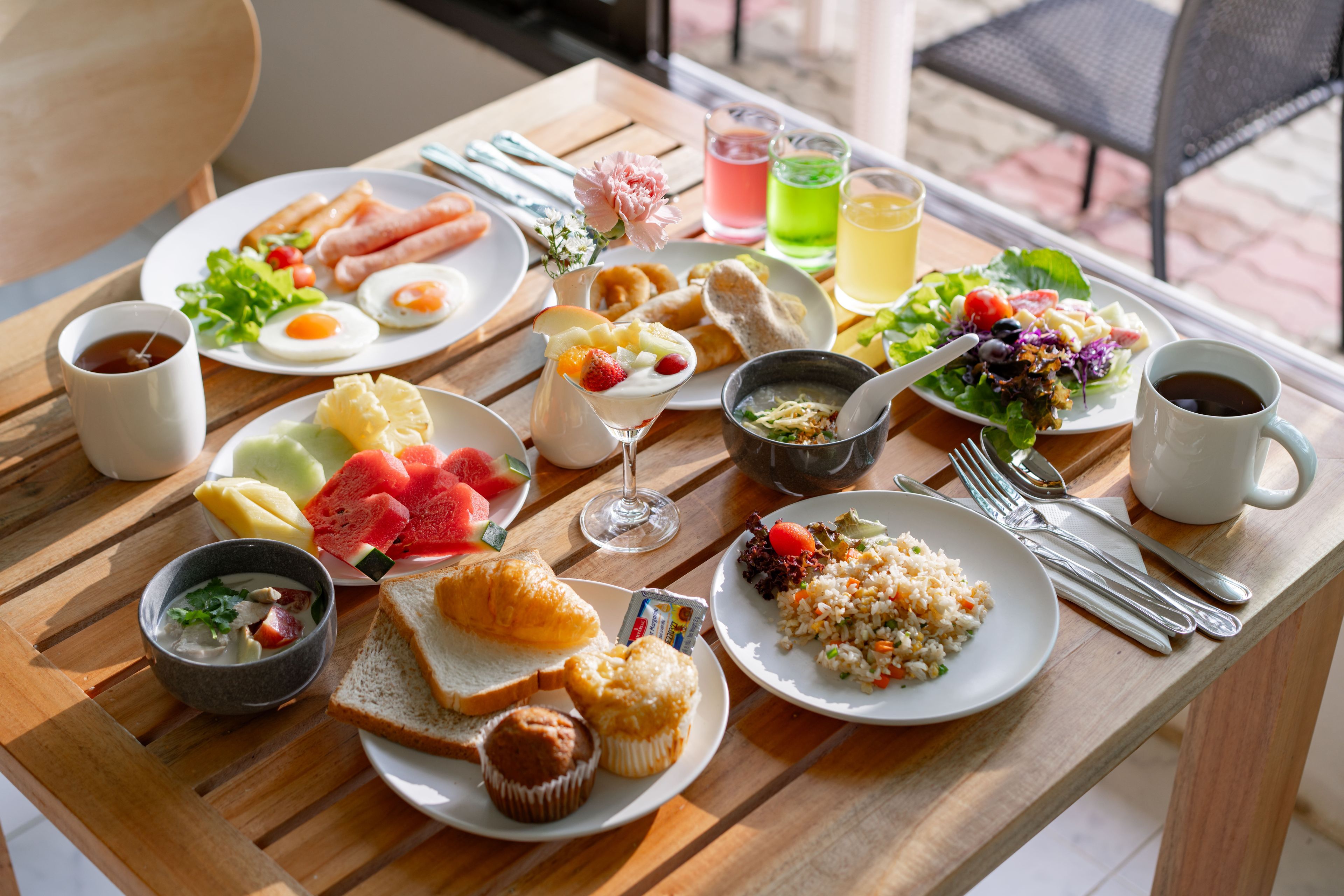 Breakfast buffet