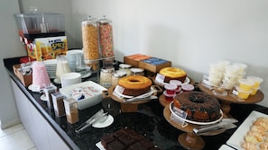 Free daily full breakfast