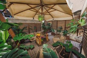 Suíte real | Terraço/pátio