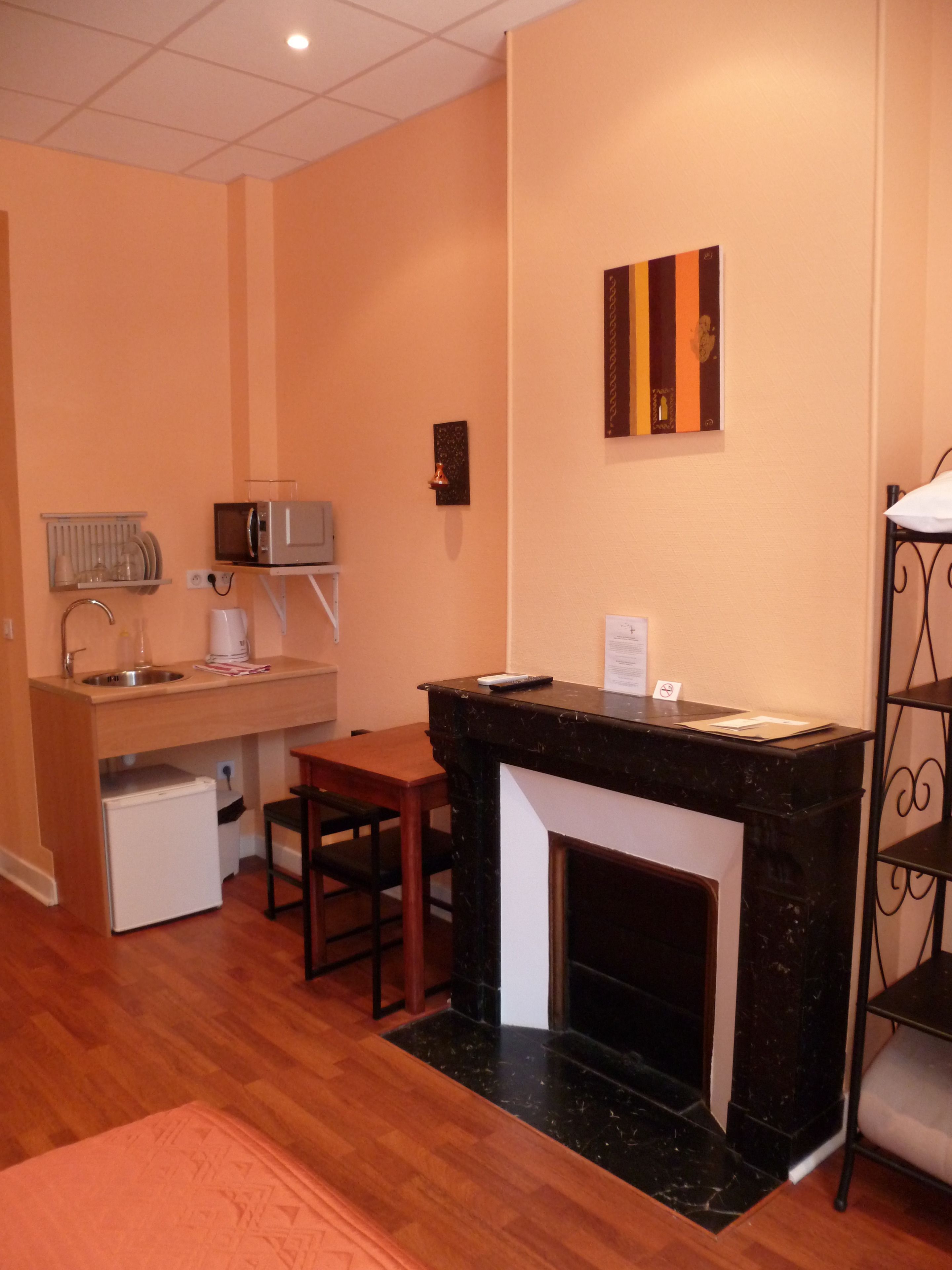 deluxe double room | living area | 32-inch plasma tv with satellite channels, tv