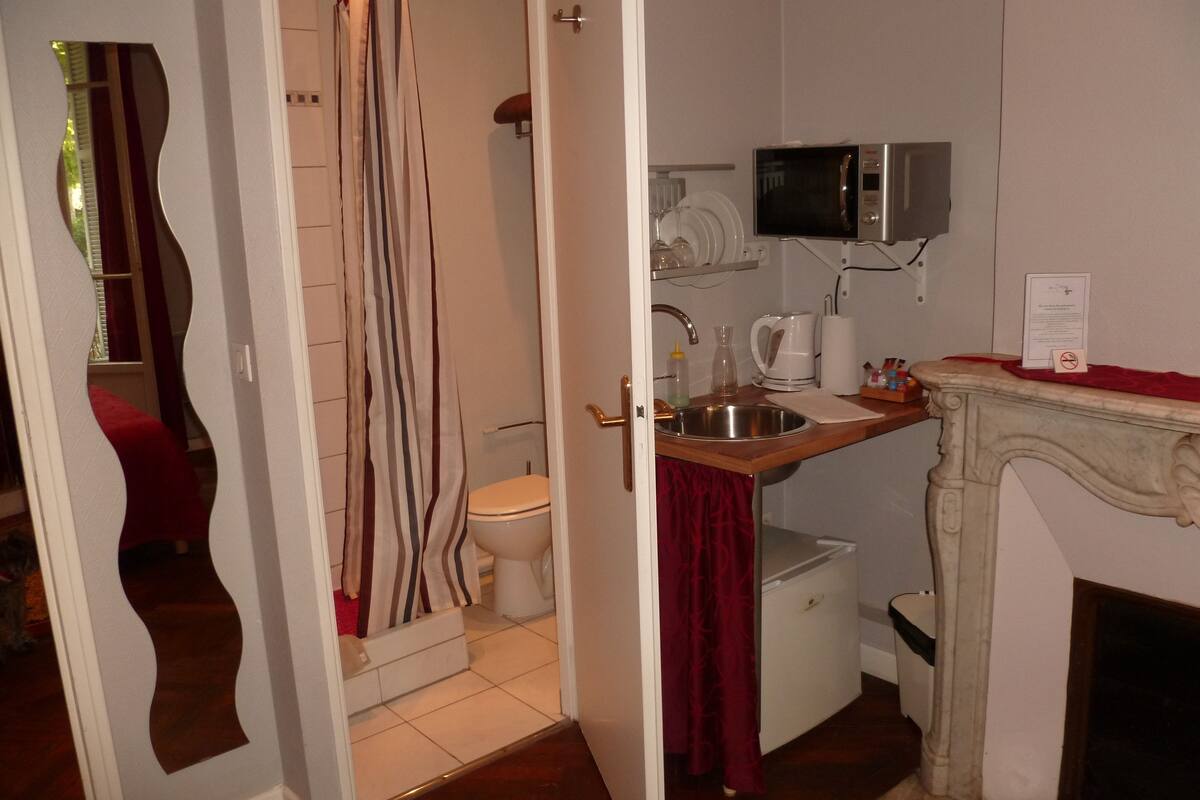 standard double room | private kitchenette | fridge, microwave, coffee/tea maker, electric kettle