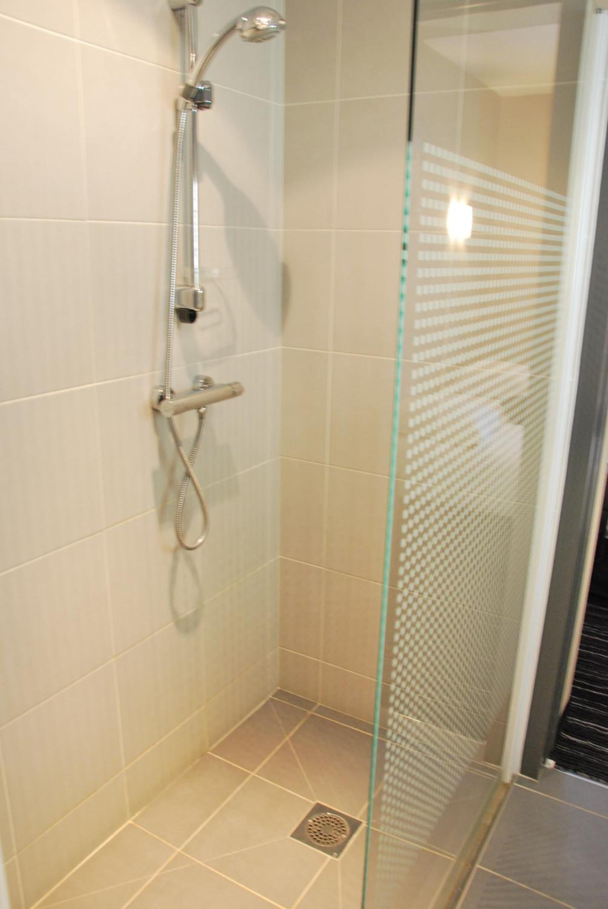 free toiletries, hair dryer, towels