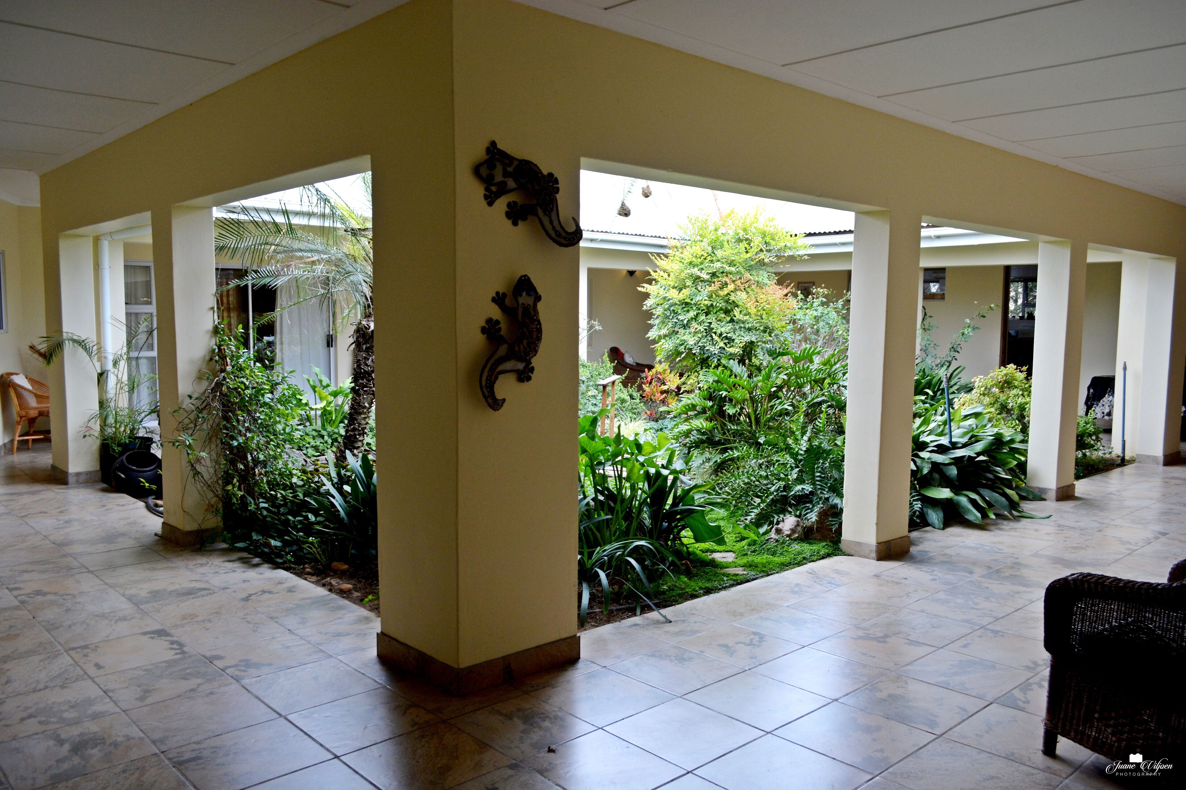 Interior entrance