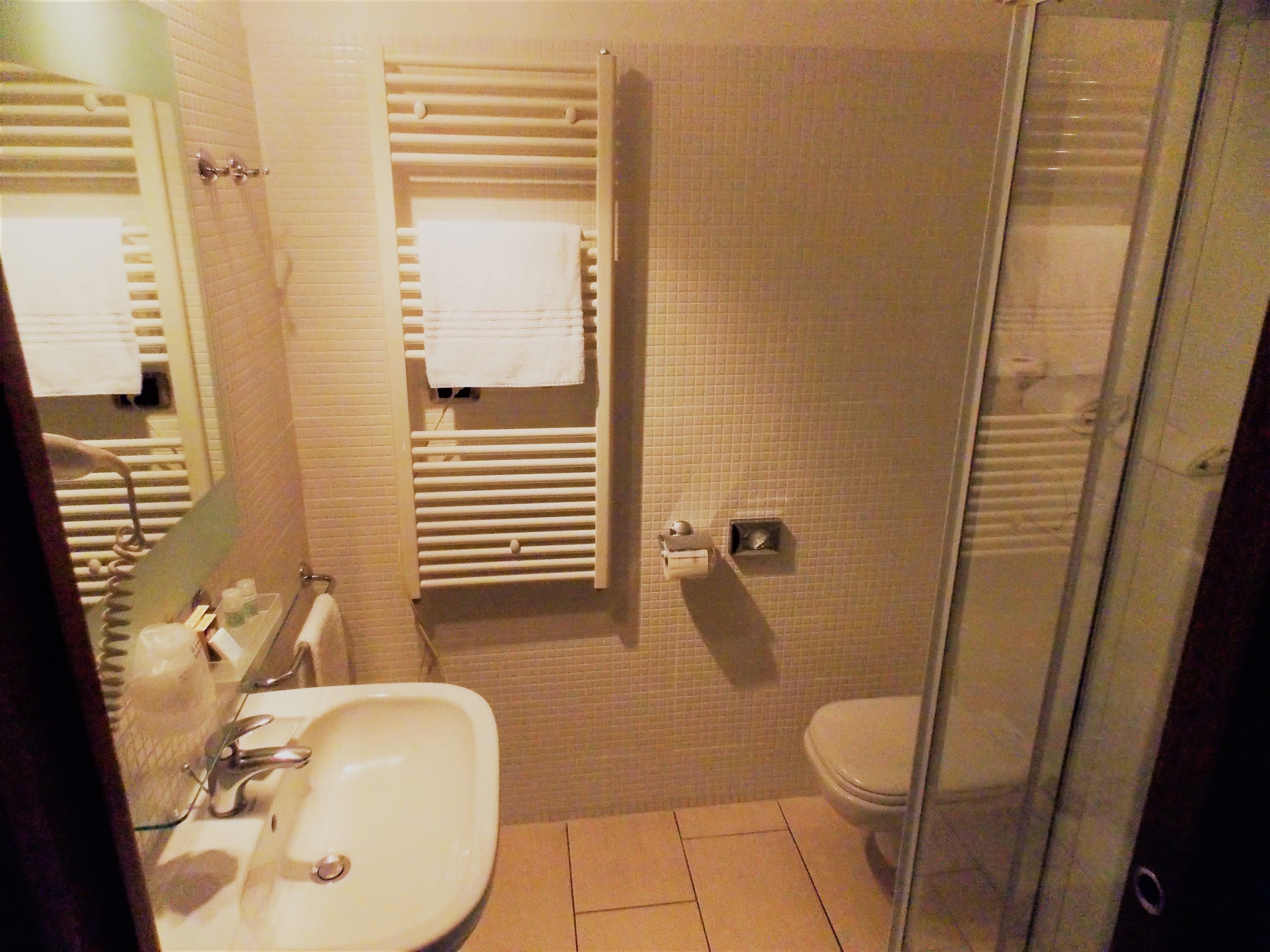 double or twin room | bathroom | free toiletries, hair dryer, slippers, bidet