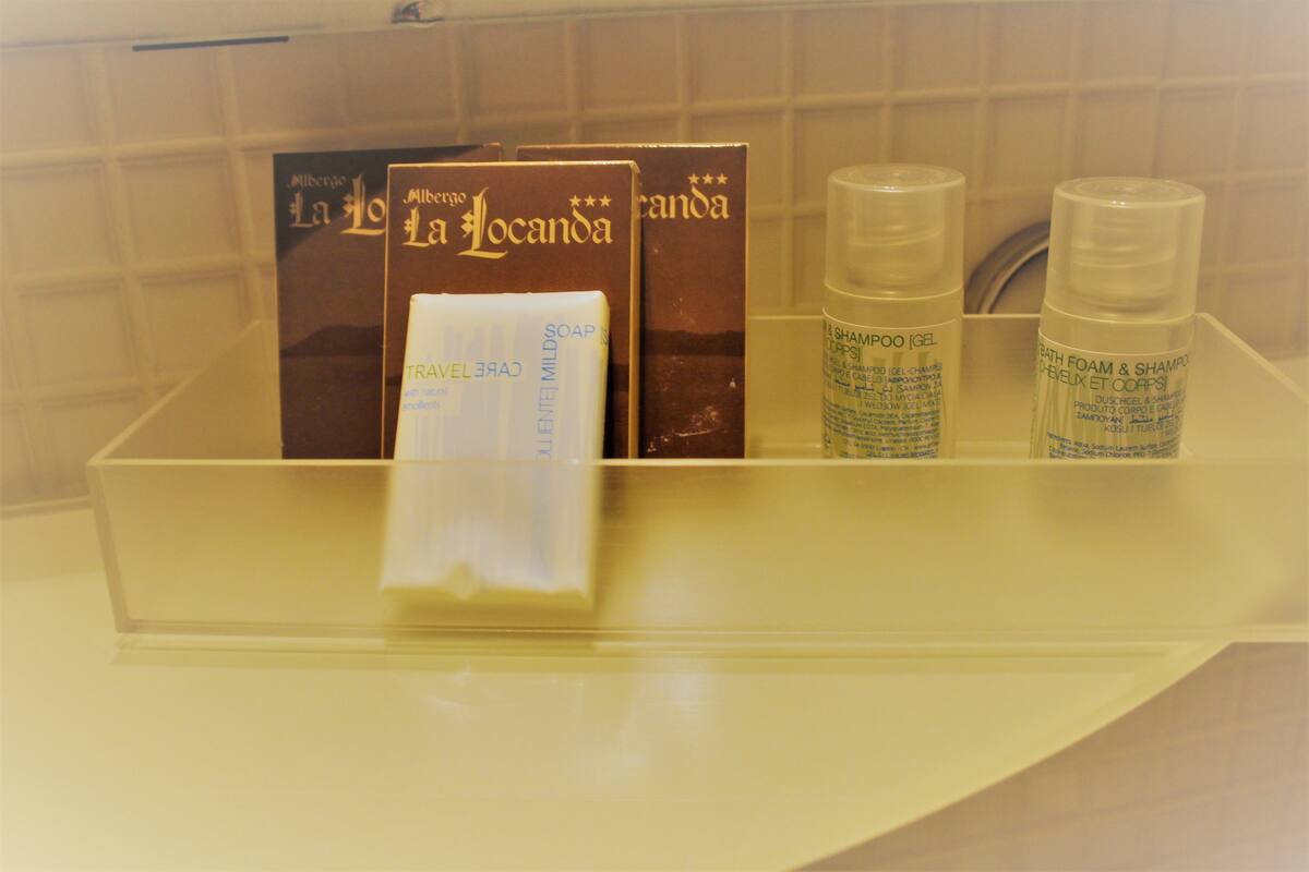 double or twin room | bathroom amenities | free toiletries, hair dryer, slippers, bidet