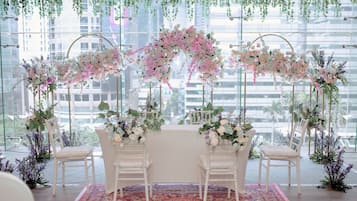Indoor wedding