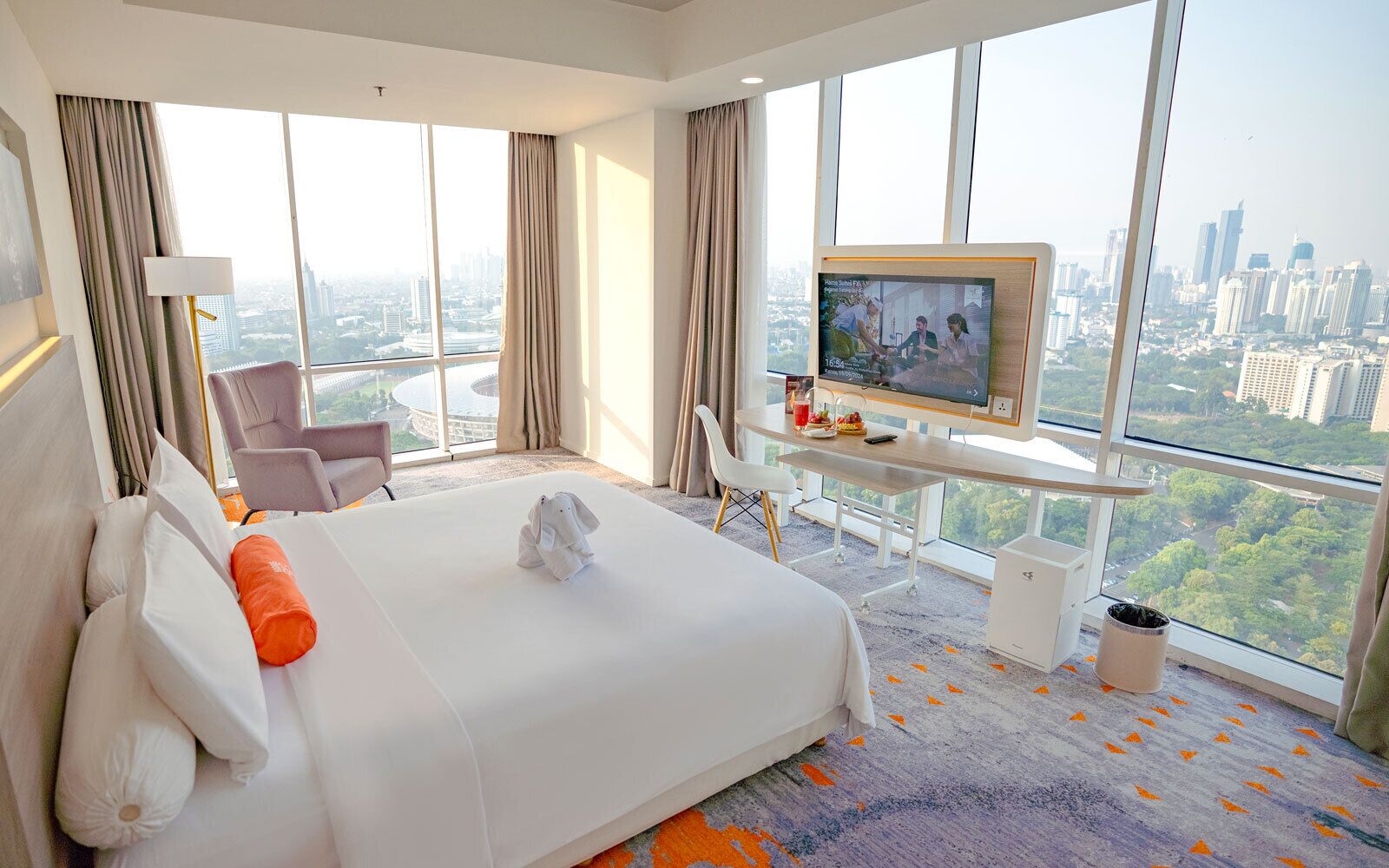 Pemandangan dari properti