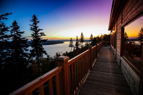 Vue depuis l’hébergement