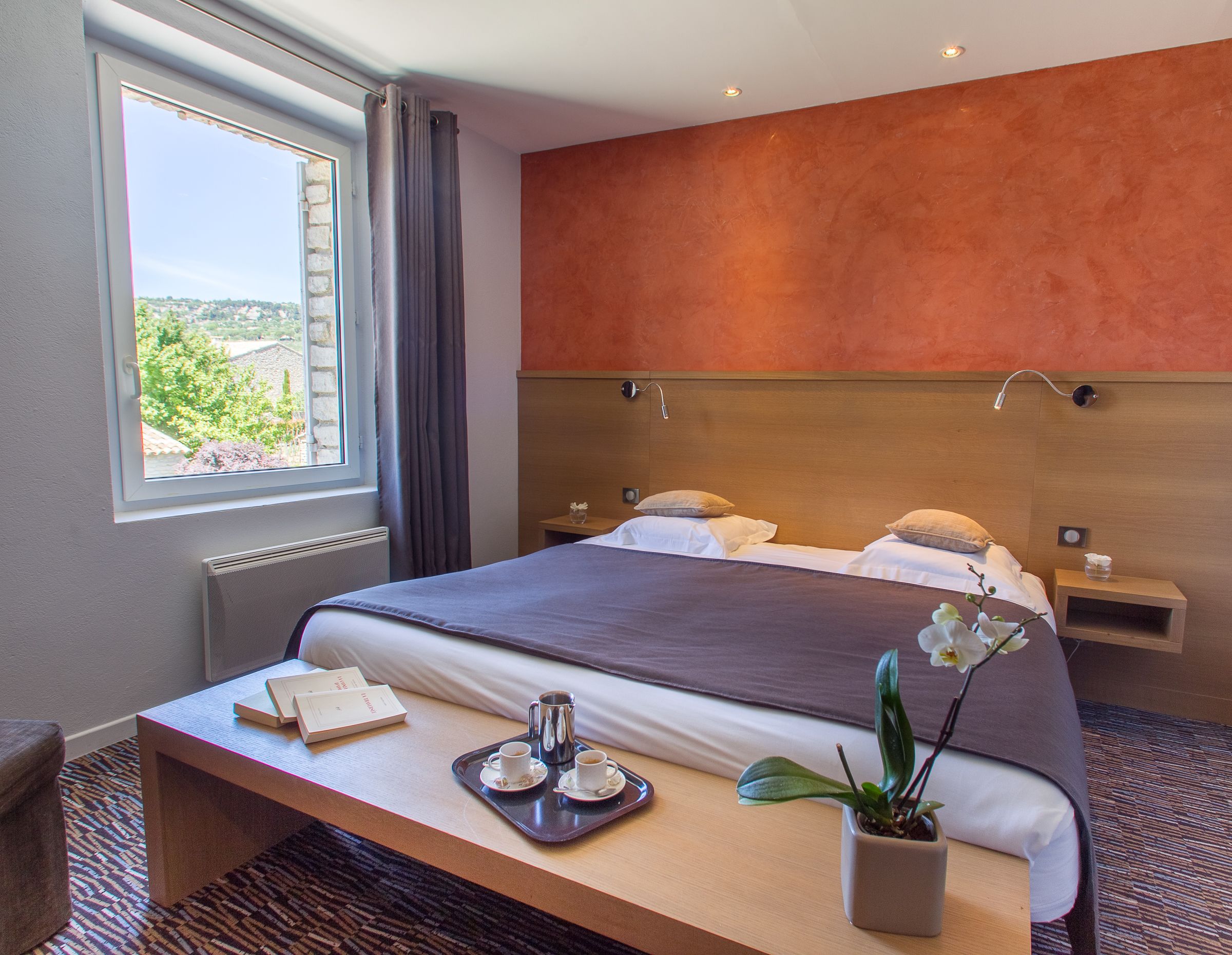 superior double room, garden view | premium bedding, minibar, in-room safe, individually decorated