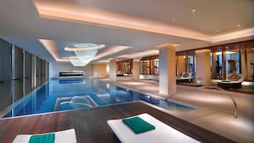 Indoor pool, lifeguards on site