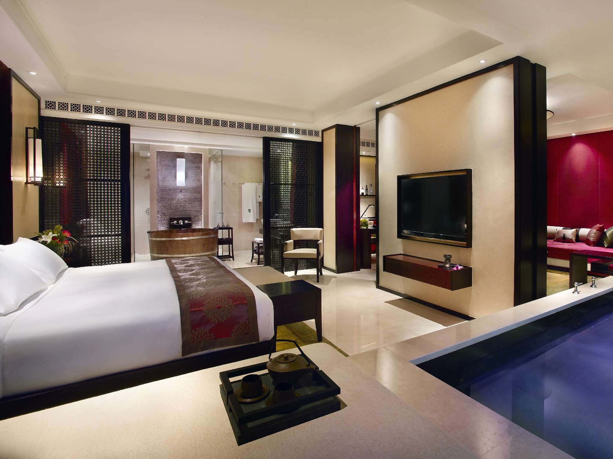 premium bedding, free minibar, in-room safe, individually decorated