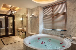 Shower, free toiletries, hair dryer, slippers