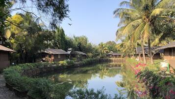 Uitzicht op het meer