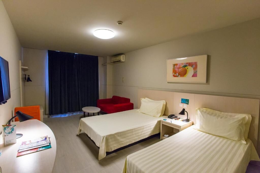 desk, blackout curtains, iron/ironing board, free wifi