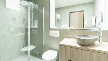 Business Double Room | Bathroom | Shower, free toiletries, hair dryer, towels