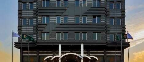 Front of property – evening/night