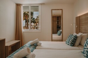 1 間睡房、羽絨被、遮光窗簾/窗簾、免費 Wi-Fi